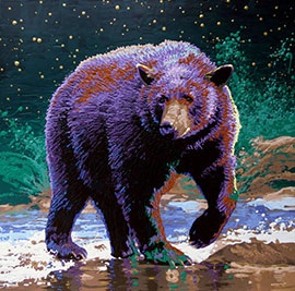 Midnight Watch black bear